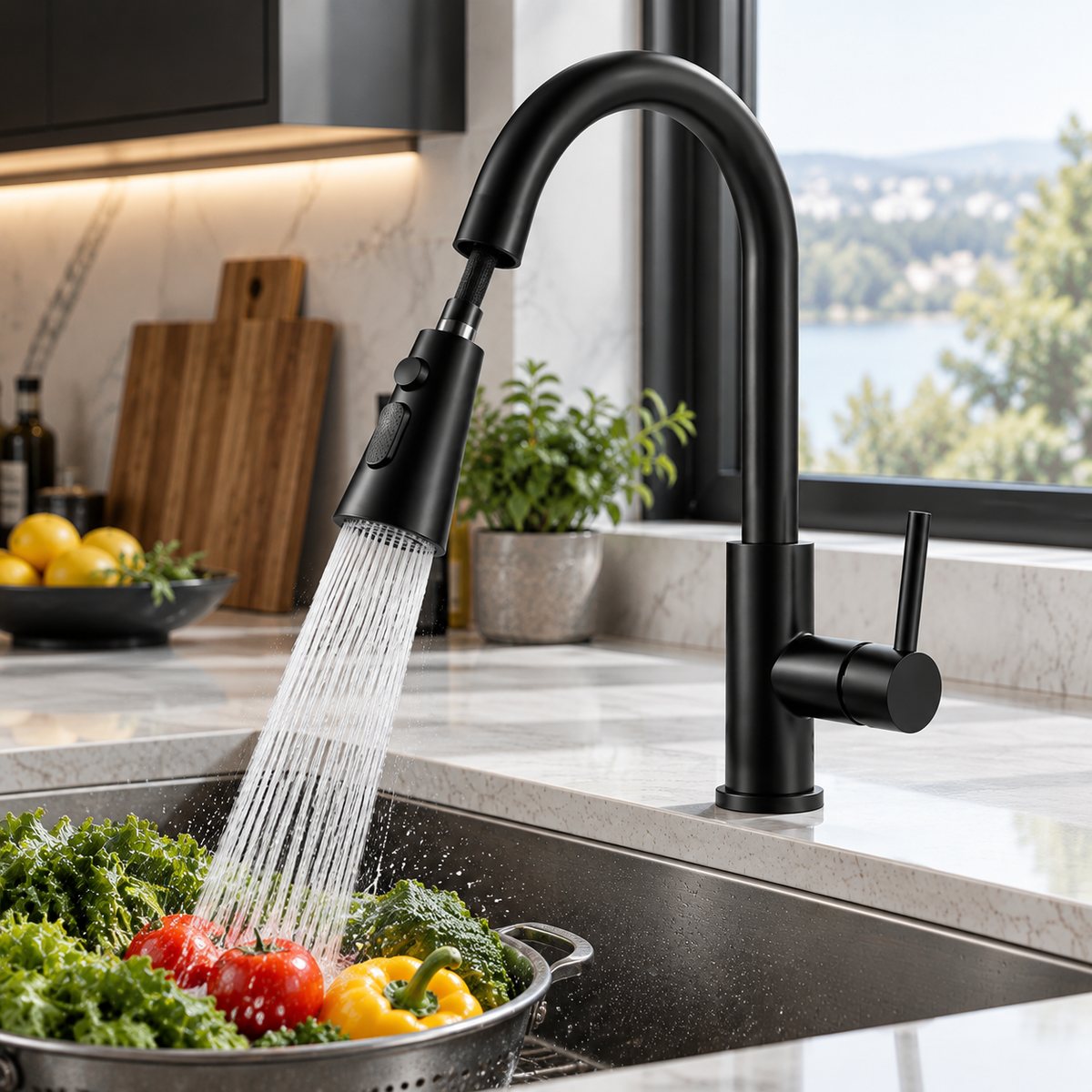 Smart Motion Kitchen Faucet