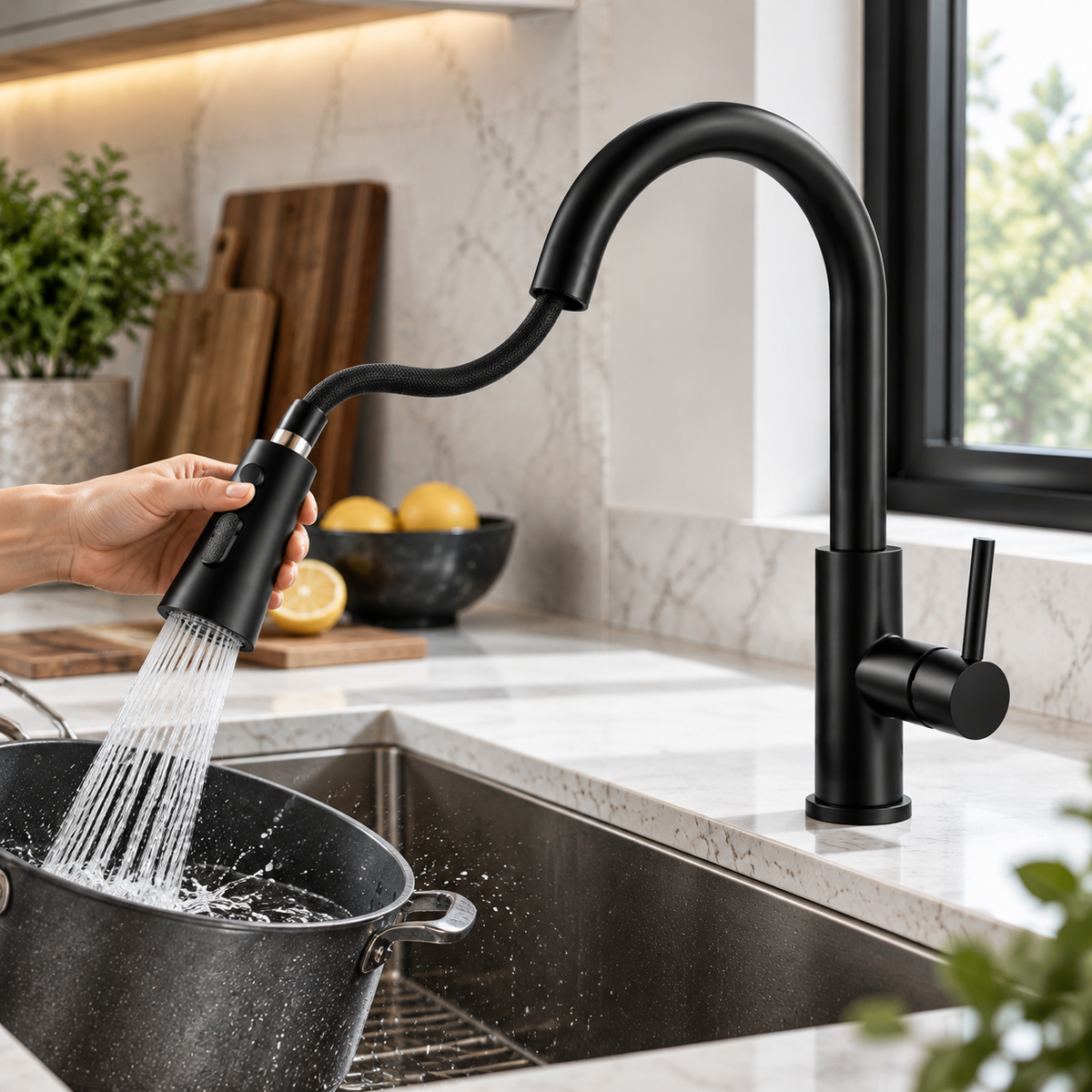 Smart Motion Kitchen Faucet